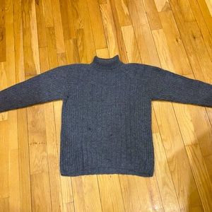 Alpaca wool turtleneck sweater men’s L